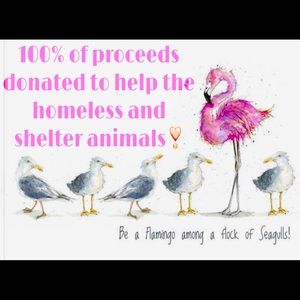 100% of proceeds donated